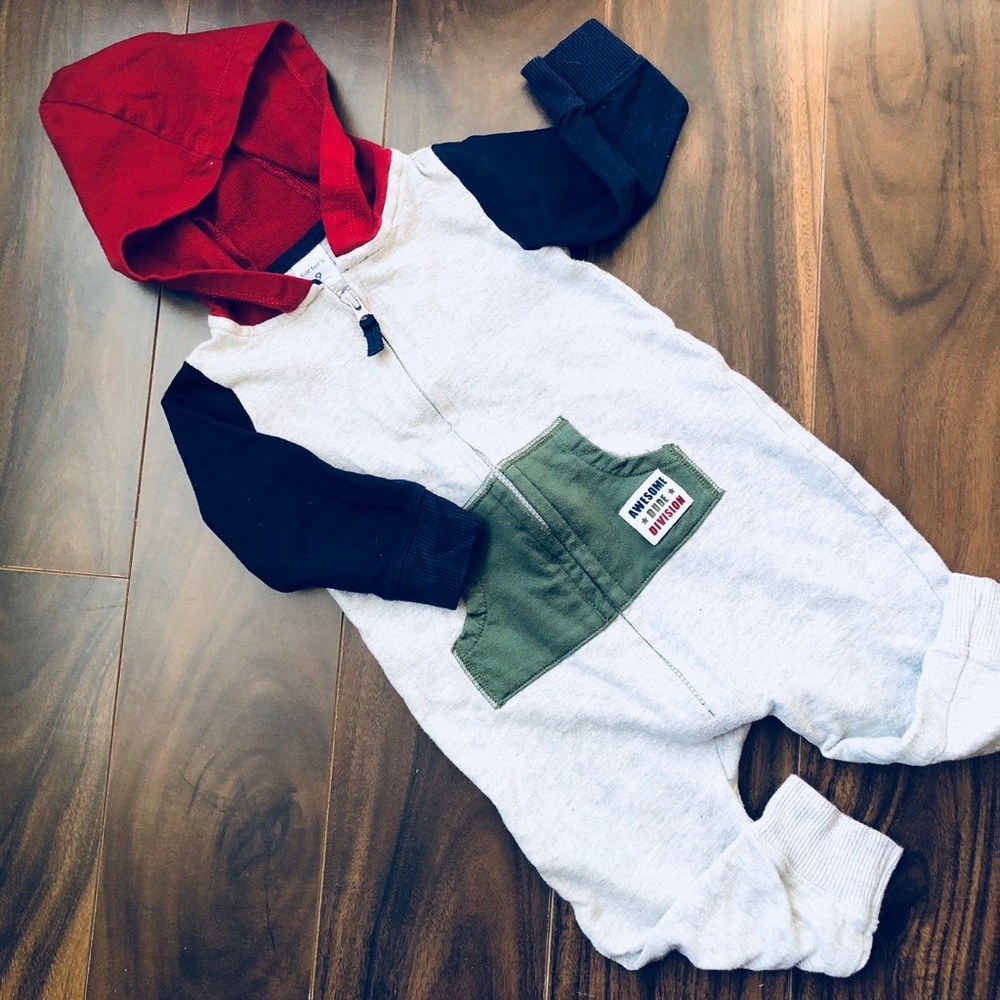 Carter’s Baby Boy’s Coverall/Jumpsuit w/Hood